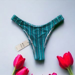 CUPSHE‎ Striped Women’s Bikini Bottoms Size M